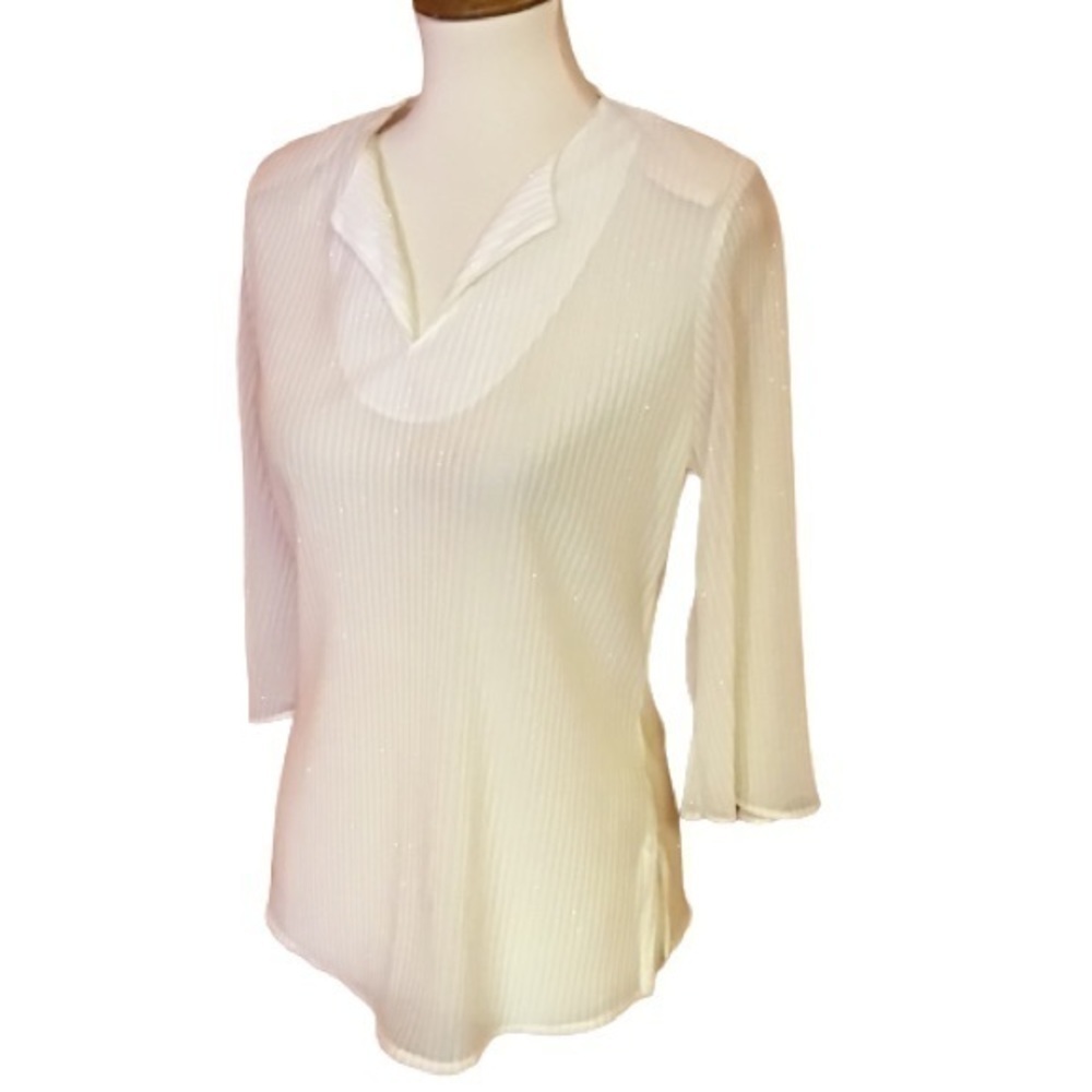 Vintage 80s sparkly disco top